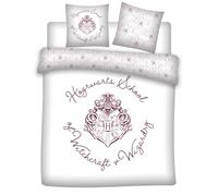 Harry Potter Housse de Couette 240x220 + 2 Taies 65x65 Poudlard Bordeaux