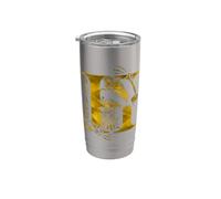 Harry Potter Hufflepuff H Logo Gobelet isotherme en acier inoxydable double paroi