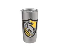 Harry Potter Hufflepuff Shield Crest Gobelet isotherme en acier inoxydable double paroi