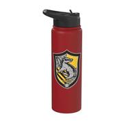 Harry Potter Hufflepuff Shield Crest Stainless Steel Insulated Water Bottle