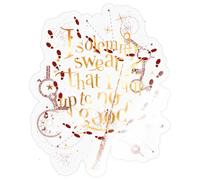 Harry Potter Je Jure Solennellement Humour Autocollant Sticker