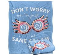 Harry Potter Luna Lovegood Spectrespecs Blanc Plaid Ultra Doux au Toucher Soyeux - 152 x 127 cm