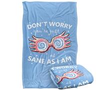 Harry Potter Luna Lovegood Spectrespecs Blanc Plaid Ultra Doux au Toucher Soyeux - 91 x 147 cm