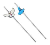HARRY POTTER MAGIC & MAYHEM SET DEUX PAILLETES 3D ACIER INOXYDABLE