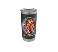 Harry Potter Mosaic Gryffindor with Lion Gobelet isotherme en acier inoxydable double paroi