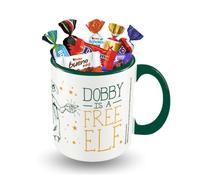 HARRY POTTER Mug Dobby + 15 chocolats gourmands | Cadeau original pour fans et moments chocolatés