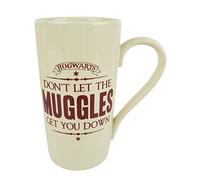 Harry Potter MUGLHP01 Tasse à café en céramique, beige, 8 x 15 cm