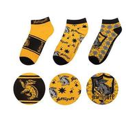 Harry Potter Pack 3 Paires De Socquettes Hufflepuff