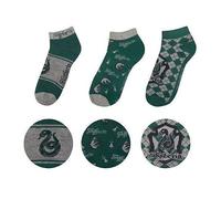 Harry Potter Pack 3 Paires De Socquettes Slytherin