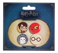 Harry Potter - Pack 4 badges Cutie & Hedwig G