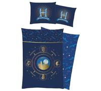 Harry Potter Parure de lit en flanelle 100 % coton de qualité Gryffondor, Poufsouffle, Serdaigle, Serdaigle, Serdaigle, Serpentard, Hedwig, Poudlard, avec fermeture éclair, taille allemande