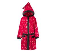 Harry Potter Peignoir Officiel à Capuche | Âge 5-14 Ans | Extra Doux, Manches Longues | Produit Officiel | Cadeaux Pour Garçons Et Filles, Rouge, 11-12 Ans