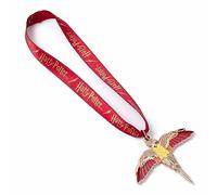 Harry Potter Pendentif Officiel Fawkes en Or Rose pour décoration de Noël, Taille Unique, Zinc