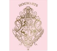 HARRY POTTER-PLAID-COUVERTURE POLAIRE 100X140 CM.ROSE.