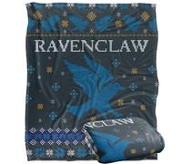 Harry Potter Ravenclaw Ugly Christmas Sweater Plaid Ultra Doux au Toucher Soyeux - 152 x 127 cm