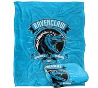 Harry Potter Ravenclaw Varsity Badge Plaid Ultra Doux au Toucher Soyeux - 152 x 127 cm
