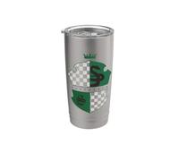 Harry Potter Slytherin Checkered Shield Crest Gobelet isotherme en acier inoxydable double paroi