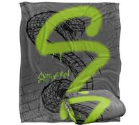 Harry Potter Slytherin Graffiti Plaid Ultra Doux au Toucher Soyeux - 152 x 127 cm