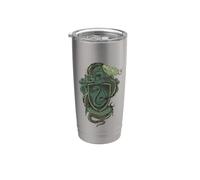 Harry Potter Slytherin Snake Crest Gobelet isotherme en acier inoxydable double paroi