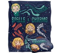 Harry Potter Spells and Charms Plaid Ultra Doux au Toucher Soyeux - 152 x 127 cm