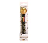 Harry Potter Stylo à Bille, Stylo à Bille Multicolore avec Un trésor en Or