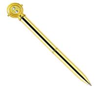 THE CARAT SHOP - Stylo bille métallique 'Tourneur du temps' Harry Potter - Acier inoxidable - Tinta noire