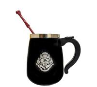 Harry Potter - Tasse avec baguette magique - Tasse à mélanger soi-même - Un must pour les moldus et les magiciens - 350 ml - Tasse à café Harry Potter, Noir