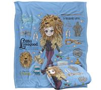 Harry Potter The Eccentric Luna Lovegood Plaid Ultra Doux au Toucher Soyeux - 152 x 127 cm
