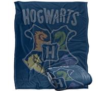Harry Potter The Hogwarts School Plaid Ultra Doux au Toucher Soyeux - 152 x 127 cm
