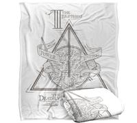 Harry Potter Three Brothers Deathly Hallows Plaid Ultra Doux au Toucher Soyeux - 152 x 127 cm
