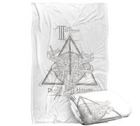 Harry Potter Three Brothers Deathly Hallows Plaid Ultra Doux au Toucher Soyeux - 91 x 147 cm