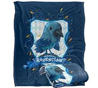 Harry Potter Watercolor Ravenclaw Crest Plaid Ultra Doux au Toucher Soyeux - 152 x 127 cm