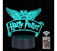Harry Veilleuse 3D Anime, Lampe de Décoration, Cadeau Enfant 16 Couleurs