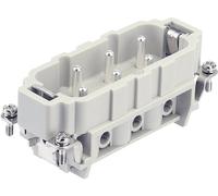 Harting 09 31 006 2601 Insert mâle Han® HsB 6 + PE raccord à vis 1 pc(s)