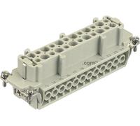 HARTING 09330242701 Insert femelle Han® E 24 + PE raccord à vis 1 pc(s)