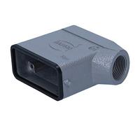Harting 19200101540 Han 10 A Boîtier à Sortie Latérale M20 Connecteur | Boîtier métallique robuste, filetage M20, protection IP65, compatible avec les séries Han A, D et modulables, certifié UL
