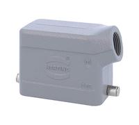 Harting 19300101540 Capot de Connecteur Industriel Han 10B | Boîtier en aluminium moulé sous pression, entrée latérale M25, compatible avec les séries Han B et composants Harting