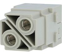HARTING Han 100 ampères module insert femelle (F) raccordement axial à vis, 2 pôles 1000 V, 100 A - 1 pièce