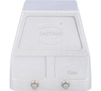 HARTING Han 10B CEM / haute température Boîtier à douille haut, 1xM32 sortie de câble latérale, pour 2 étriers (sur la partie inférieure)