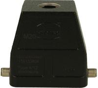 HARTING Han 10B M Boîtier à douille haut, 1 sortie de câble droite M20, pour 1 étrier (sur la partie inférieure) - 1 pièce