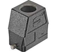 HARTING Han 10B M Boîtier à douille haut, 1xM32 sortie de câble droite, pour 1 étrier (sur la partie inférieure) - 1 pièce