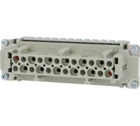HARTING Han 10HvES avec 2 contacts de commutation Insert femelle (F) Raccordement à ressort, 12 pôles 10/2+PE 830 V - 500 V