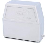 HARTING Han 16A CEM Boîtier à douille haut, 1xPG16 sortie de câble latérale, pour 1 étrier (sur la partie inférieure) Raccord à vis CEM