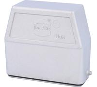 HARTING Han 16A CEM Boîtier à douille haut, 1xPG21 sortie de câble latérale, pour 1 étrier (sur la partie inférieure) Raccord à vis CEM