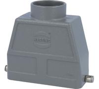 HARTING Han 16B Boîtier à douille haut, 1xPG29 sortie de câble droite, pour 1 étrier (sur la partie inférieure) Raccord vissé PG29