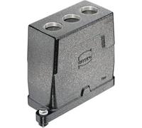 HARTING Han 16HPR boîtier à douille élargi, sortie de câble droite 3xM25, verrouillage à vis - 1 pièce