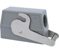 HARTING Han 24B Boîtier à douille haut, 1 sortie de câble latérale M32, avec 1 étrier central Raccord vissé M32 Plage de serrage