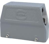 HARTING Han 24B Boîtier à douille haut, 1xPG36 sortie de câble latérale, pour 2 étriers (sur la partie inférieure) Raccord vissé PG36