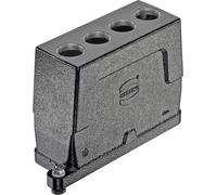 HARTING Han 24HPR boîtier à douille élargi, sortie de câble droite 4xM25, verrouillage à vis - 1 pièce