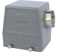 HARTING Han 32B Boîtier à douille haut, 1xPG29 sortie de câble latérale, pour 2 étriers (sur la partie inférieure) Raccord vissé PG29